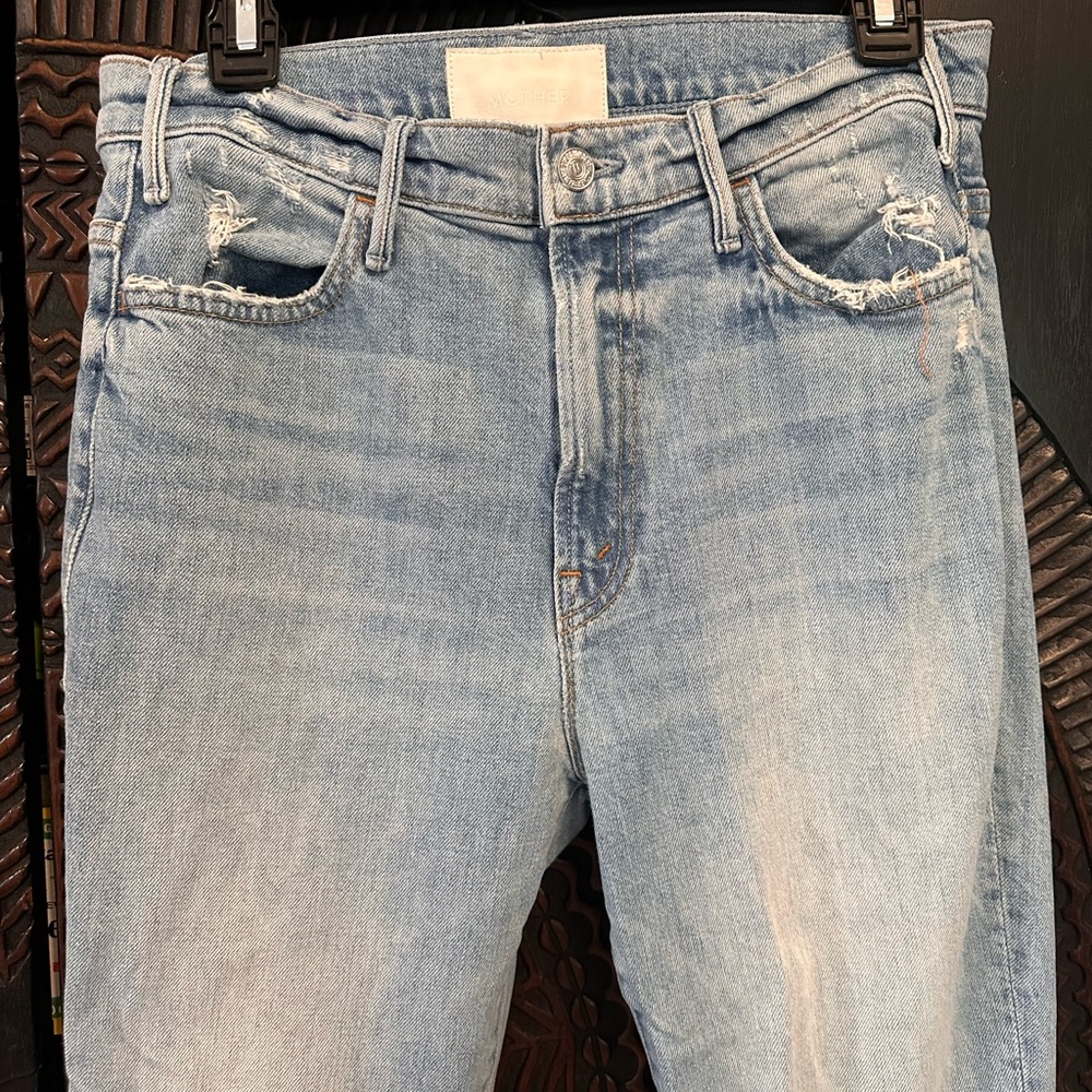 MOTHER Light Blue Denim Jeans